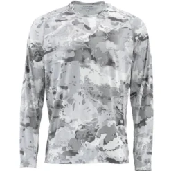 Shirts SIMMS SolarFlex LongSleeve Crewneck Prints