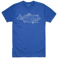 Shirts Simms Bass Line T Shirt