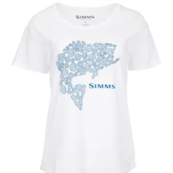 Simms Womens Floral Bass T-shirt Shirts