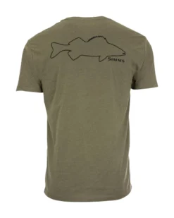 Simms Walleye Outline T-Shirt Shirts