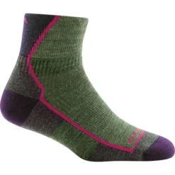 Darn Tough Womens Hiker 1/4 Sock Cushion Socks Hats Gloves