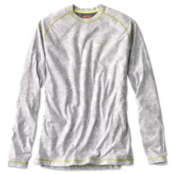 ORVIS DRIRELEASE CAMO LONG SLEEVE CREW