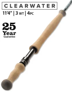 ORVIS CLEARWATER 11ft 4inch 3wt 4pc Fly Rods