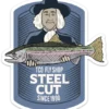 TCO Fly Shop's Steel Cut Sticker Fly Fishing Stickers