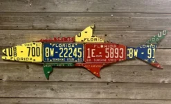 Cody Richardson Art - Antique Florida Cobia License Plate Art