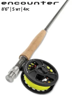 ORVIS ENCOUNTER 8ft 5wt 4pc OUTFIT