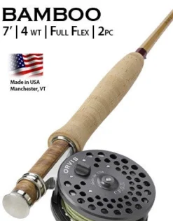 Fly Rods ORVIS BAMBOO PENNS CREEK 7ft 4wt - 2pc FULL FLEX