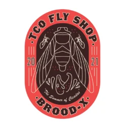 TCO Fly Shop Summer Of Cicadas Sticker