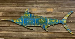 Cody Richardson Art - Bahamas Marlin License Plate Art