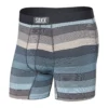 SAXX VIBE BOXER BRIEF - HAZY STRIPE- WASHED BLUE Layering & Underwear