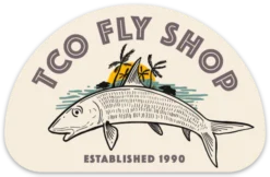 TCO Fly Shop Fly Fishing Stickers TCO's Island Bonefish