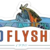 TCO Fly Shop TCO Sticker - DeYoung Collab - Brown Trout Rising