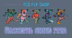 TCO Fly Shop TCO Logo T-Shirt - Dancing Fish Bears Shirts