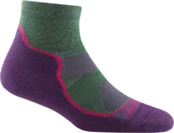 DARN TOUGH WOMENS LIGHT HIKER 1/4 LIGHTWEIGHT WITH CUSHION Socks Hats Gloves