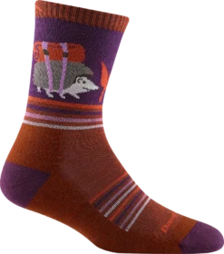 DARN TOUGH WOMENS CRITTER CLUB MICRO CREW LIGHTWEIGHT WITH CUSHION