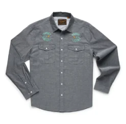 Shirts Howler Brothers Gaucho Snapshirt - Turbulent Waters